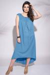 Платье Faufilure С497 голубой