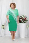 Платье Ninele 2152 зеленый+светло-зеленый