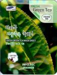 [3W CLINIC] НАБОР/Тканевая маска для лица ЗЕЛЕНЫЙ ЧАЙ Fresh Green tea Mask Sheet, 10 шт