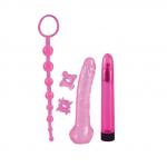 Набор стимуляторов The Lover Kit с вибрацией розовый, SE-7237-04-3