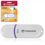 Флэш-диск 8GB TRANSCEND JetFlash 330 USB2.0, белыйTS8GJF330