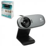 Веб-камера LOGITECH C310, 5 мпикс,микрофон,USB 2.0,черная,регулируемый крепеж,(960-000638/960-001065)