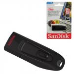 Флэш-диск 16GB SANDISK Ultra USB 3.0, черный, SDCZ48-016G-U46