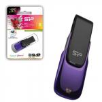 Флэш-диск 8GB SILICON POWER B31 USB 3.0, фиолетовый, SP008GBUF3B31V1U