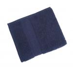 Махровое гладкокрашенное полотенце 40*70 см 460 г/м2 (Темно-синий)