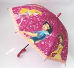 Зонт детский полуавтомат Принцессы со свистком D-84см. №72