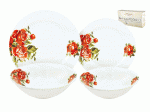 Набор посуды 1/19 круг Королевская роза JW1711