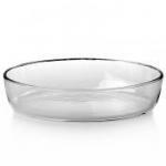 Посуда для СВЧ овальная форма б/крышки 1550 мл (181,5*262,5мм)