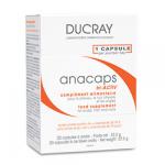 Ducray Аnacaps Tri-Activ Food Supplement - Капсулы для волос и кожи головы, 30 шт.