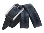 .Кожаный синий женский джинсовый ремень B40-766
