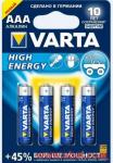 Элемент питания Varta 4903.113.414 High Energy/Longlife Power LR03/286 BL4 NEW!
