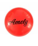 Мяч для художественной гимнастики AGB-102, 15 см, красный, с блестками