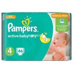 PAMPERS Подгузники Active Baby-Dry Maxi (9-14 кг) Экономичная Упаковка Минус 46