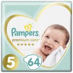 PAMPERS Подгузники Premium Care Junior (11+ кг) Мега Упаковка 64