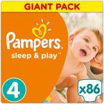 PAMPERS Подгузники Sleep & Play Maxi (9-14 кг) Упаковка 86