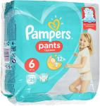 PAMPERS Подгузники-трусики Pants для мальчиков и девочек Extra Large (16+кг) Упаковка 25