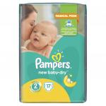 PAMPERS Подгузники New Baby-Dry Mini (4-8 кг) Упаковка 17