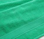 Зеленый 40*70 махр полотенце Г/К с борд 400 гр HYS10269