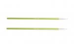 47501 Knit Pro Спицы съемные Zing 3,5 мм для длины тросика 28-126 см, алюминий, хризолитовый (зеленый) 2 шт.