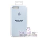 Чехол Apple Silicone Case для iPhone 7/8 Plus (light blue) 5