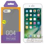 Накладка dotfes G04 Ultra Slim TPU Case для iPhone 7 Plus/8 Plus (trans-black)