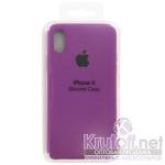 Чехол Apple Silicone Case для iPhone X (purple) 30