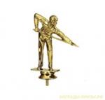 Статуэтка Бильярд, цвет - золото, 14 см, без постамента