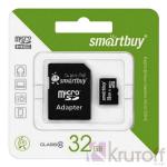 MicroSD 32GB Class 10 + SD адаптер