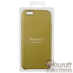 Чехол Apple Leather Case для iPhone 6/6s (gold)