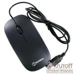 Мышь OXION OMS014 проводная, черная, 1000 DPI, 3 кн., USB