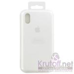 Чехол Apple Silicone Case для iPhone X (white) 9