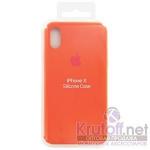 Чехол Apple Silicone Case для iPhone X (orange) 2