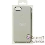 Чехол Apple Leather Case для iPhone 7/8 (white)