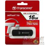USB 3.0 флеш-диск 16GB Transcend JetFlash 700 черный