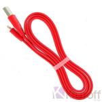 USB кабель Remax Full Speed (RC-001i) для iPhone 6/6 Plus (1 m) red