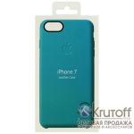 Чехол Apple Leather Case для iPhone 7/8 (light blue)