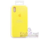 Чехол Apple Silicone Case для iPhone X (yellow) 4