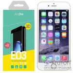 Стекло защитное 3D dotfes E03 для iPhone 6/6S white