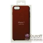 Чехол Apple Leather Case для iPhone 7/8 (rose gold)