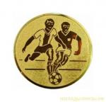 Эмблема 25 мм, Футбол, цвет - золото (без клея)