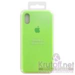 Чехол Apple Silicone Case для iPhone X (mint) 1