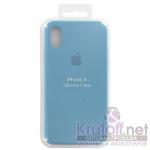 Чехол Apple Silicone Case для iPhone X (royal blue) 3