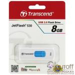 USB флеш-диск 8GB Transcend JetFlash 530 белый.