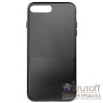Накладка dotfes G02 Carbon Fiber Card Case для iPhone 6 Plus/6s Plus (black)