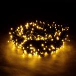VEGAS   Электрогирлянда "Нить" 200 теплых LED ламп, контроллер 8 режимов, зеленый провод, 20 м, 220 v /20