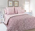 Комплект постельного белья 2-спальный с Евро простыней, поплин (Габриэль, розовый)