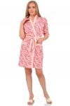 Комплект пижама и халат Адель коралл (М-303)