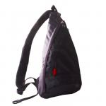 Рюкзак Wenger "Mono Sling" с одним плечевым ремнем, черный/серый, 25x15x45 см, 7 л
