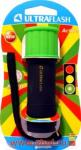 Фонарь Ultraflash ручной LED15001-C (3xR03) 9св/д (40lm), зеленый+черный/пластик, BL