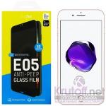 Стекло защитное 3D Dotfes E05 Anti-Peep для iPhone 7 Plus/8 Plus white